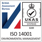 British Assessment Bureau: ISO 14001 - Environmental Management Logo